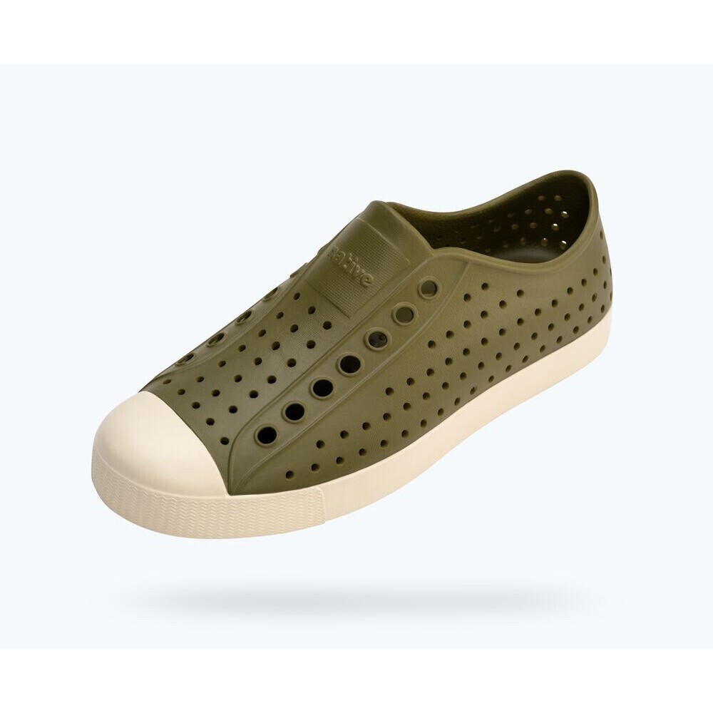 Native Shoes Jefferson Sneakers Women's 5 Rookie Green Perforated Shoes ZOGG1611